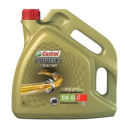 Castrol 15046C Power Racing Engine Oil 10W-40 4T, 4L