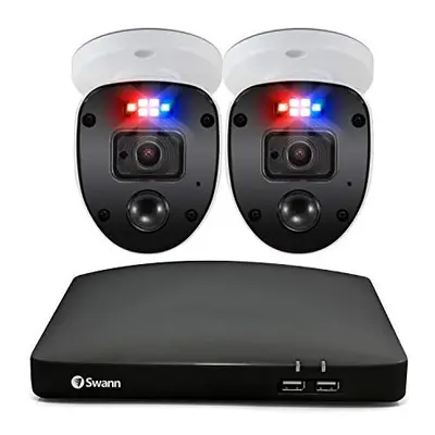 Swann Security CCTV Kit, Channel 1080p Full HD 1TB HDD DVR-4680 with x PRO-1080SL Enforcer Bulle