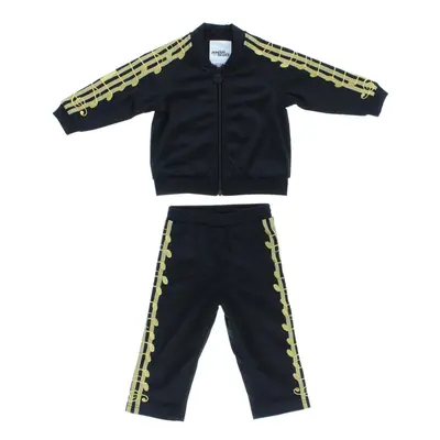 adidas Jeremy Scott Music Note Black Jumpsuit 9M US