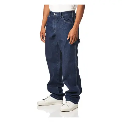 Dickies mens Relaxed Fit Carpenter jeans Indigo Blue 44W x 32L US