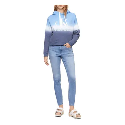 Calvin Klein Jeans Women's Dip Dye Logo Hoodie Sweatshirt Waterdrop C