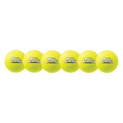 Champion Sports Rhino Skin Dodgeball (Set of Neon Yellow 6"")