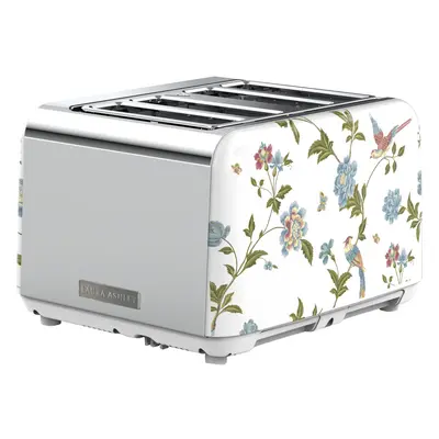 Laura Ashley VQSBT583WSUK Slice Toaster - White / Silver