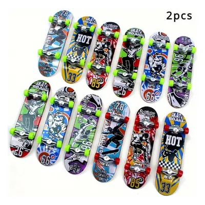 Alloy Finger Skateboard Desktop Fingertip Skateboard Small Toy