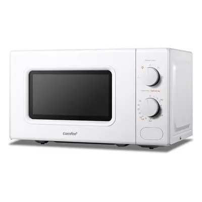 700W 20L Countertop Microwave Oven with Dual Knob