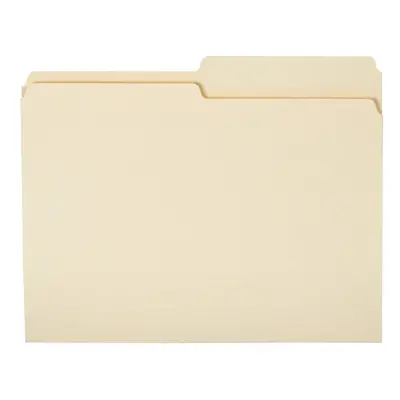 Amazon Basics File Folders 1/2 Tab 36-Pack Letter (8.5"" x 11"") Manila