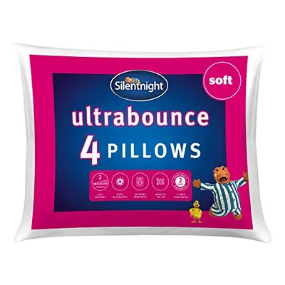 Silentnight Soft Pillows Pack ? Soft Support Pillows with Bouncy Fibres Ideal for Front and Stom