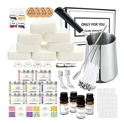 Candle Making Kit,Candle Making Kits for Adults Beginners,Soy Wax for Candle Making,Candle Makin