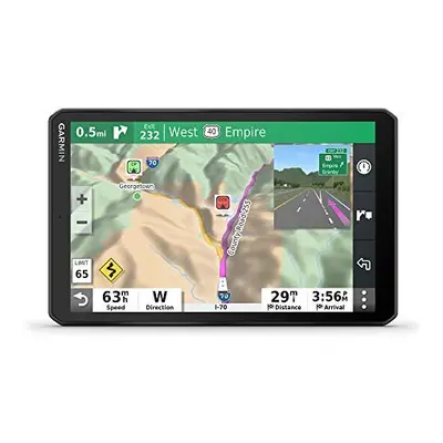 Garmin Camper 890MT-S Advanced Camper Sat Nav with Inch Touch Display, Traffic and Voice-Activat