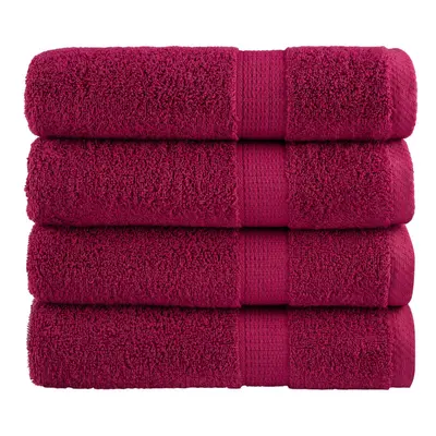 (bordeaux, x cm/ pcs) vidaXL Premium Soap Towels Hand Bath Towel pcs Orange gsm 100% Cotton