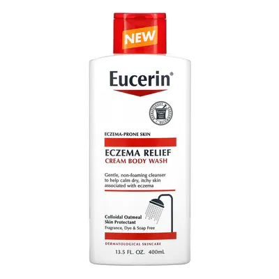 Eucerin, Eczema Relief, Cream Body Wash, 13.5 fl oz (400 ml)