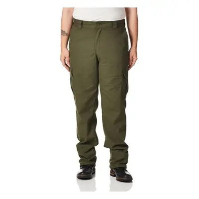 Dickies Mens Regular Straight Flex Twill cargo Pant Moss 32W x 34L