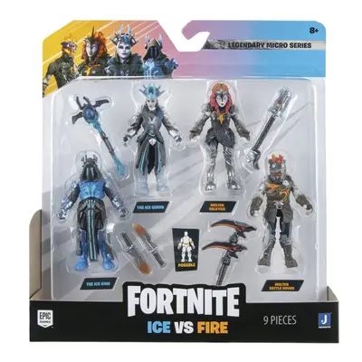 FORTNITE Micro Squad - Four 2.5-inch Articulated Figures with Harvesting Tools