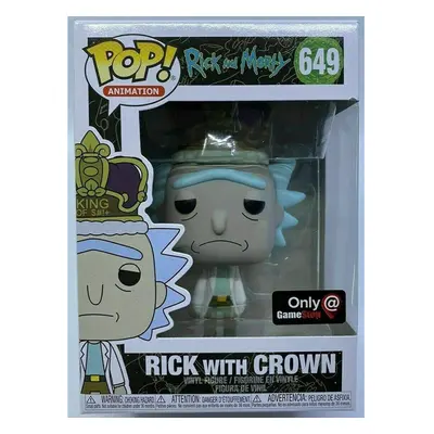 Funko Pop! Rick and Morty King Rick with Crown Standing Exclusive Viny