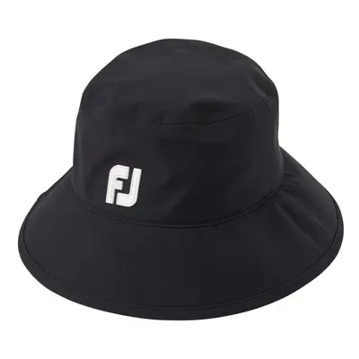 FootJoy DryJoys Tour Black Rain Bucket Hat Small-Medium