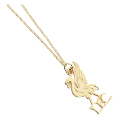 Liverpool FC 18ct Gold Plated on Silver Liverbird Pendant & Chain