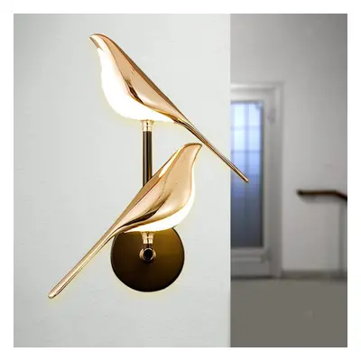 (28x12x38cm) Nordic Bird Wall Lamp LED Sconce Light Wall Mount for Home Room Indoor Decor