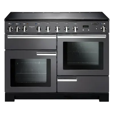 Rangemaster PDL110EISL/C Professional Deluxe Slate with Chrome Trim 110cm Induction Range Cooker