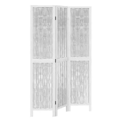 (40 x cm/ piece) vidaXL Room Divider Panels Office Privacy Screen White Solid Wood Paulownia