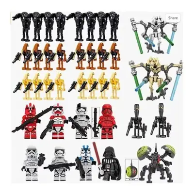 37pcs Star Wars Clone Troopers Minifigures Fit Lego