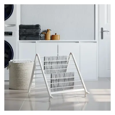 vidaXL Drying Rack Bathtub Extendable Over Bath Airer Clothes Dryer Aluminium