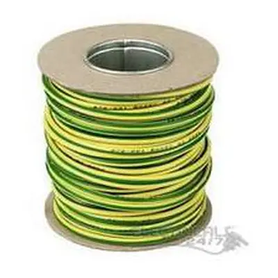 6491X 2.5mm_ Green Yellow Single Core & Earth Cable, Amps, 100m