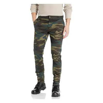 Dickies Men's Skinny Straight Fit Work Pant Hunter Green Camo v1 36W