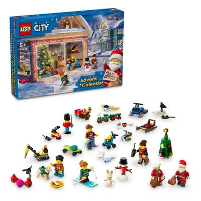 LEGO City Advent Calendar Holiday Countdown Gift for Ages and Up Surprises for Kids Fun Miniatur