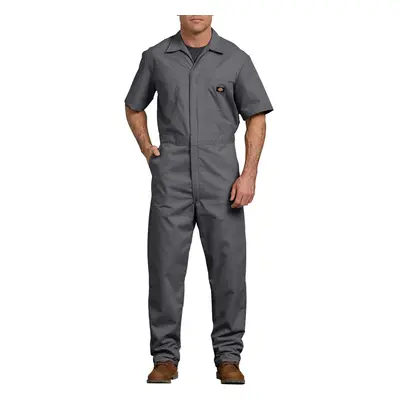 Dickies Men's Short Sleeve Coverall Gray X-Large Tall