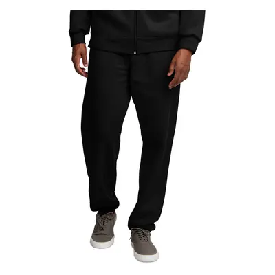 Fruit of the Loom mens Eversoft Fleece Joggers Regular Big Man Sweatpants Elastic Bottom Black 3