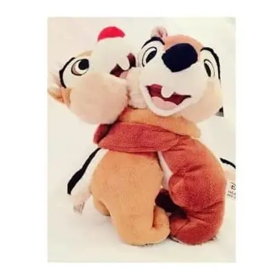 Chip and Dale hugging soft plush dolls NEW TAGGED