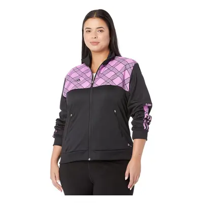 adidas Women's Tiro Track Jacket Black/Pulse Lilac Small