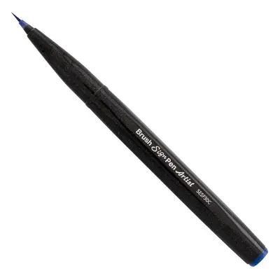 SIGN PEN MICR BRSH BLUE