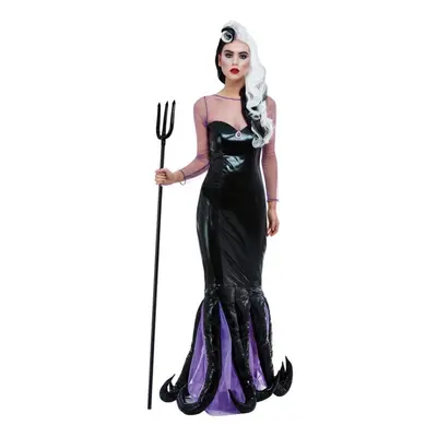 Womens Evil Sea Witch Fancy Dress Costume (Size 12-14)