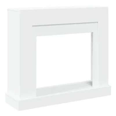 (white) vidaXL Fireplace Surround Fire Surround Only Fireplace Frame Engineered Wood