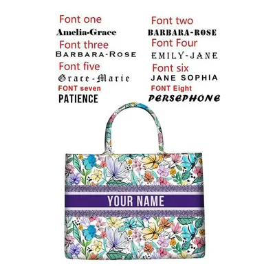 (43 Printed handbag, 42X32X10CM) Handbag lady Personalized Fashion Printing Large Capacity Canva