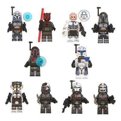 (Style c) 10pcs Star Wars Clone Soldiers Mini Doll Gifts Children's Gifts Suitable fit Lego