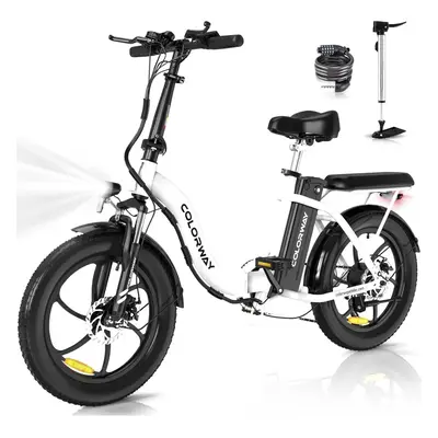 COLORWAY Bk6S 20'' Electric Bike, Folding EBike, City Bike with 36V