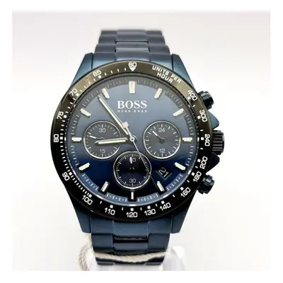 NEW HUGO BOSS HERO SPORT MENS WATCH STAINLESS STEEL BLUE TONE