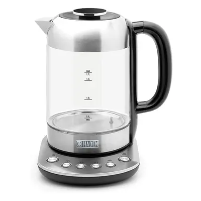 Haden Richmond 1.7L Temperature Control Kettle Glass 3000W Year Guarantee