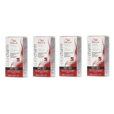 ( 3RV â pack of ) 3RV Black Cherry Wella Color Charm Permanent Haircolor