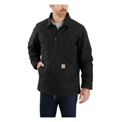 Carhartt mens Loose Fit Washed Duck Sherpa-lined Coat Black Medium U