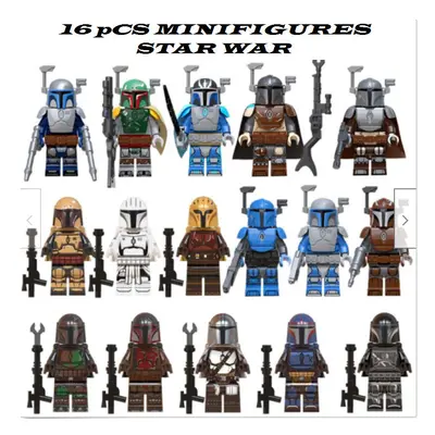 Fit LEGO Star Wars Minifigures Madalorian Death Watch