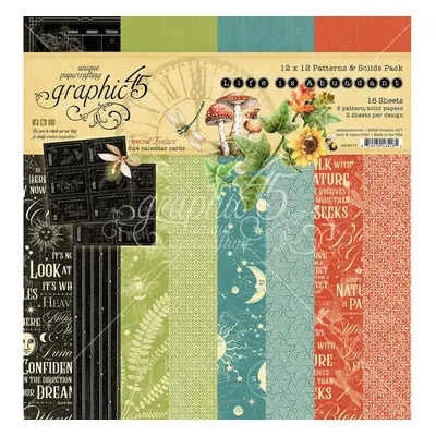 Graphic Collection Pack 12"X12"-Life Is Abundant Patterns & Solids G4502777