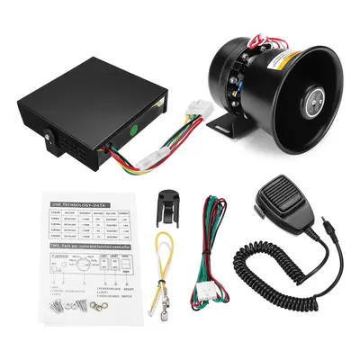 12V 400W sound 150dB Loud Car Warning Alarm Police Fire Siren Horn Speaker System