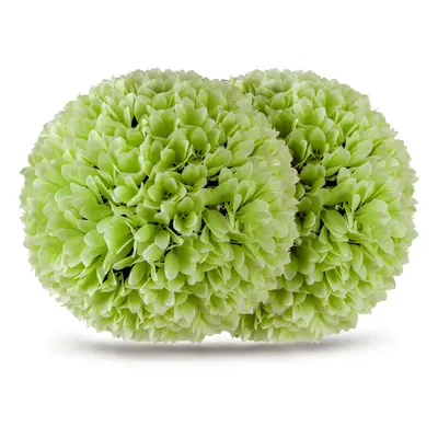 2 PCS Artificial Plant Topiary Balls Faux Boxwood 28cm Balls-Green