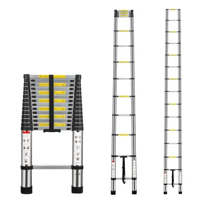 (4.4M Aluminium Telescopic Folding Ladder Aluminium Telescopic Ladder ) Telescopic Extendable La