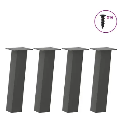 (anthracite, cm (80 mm)) vidaXL Coffee Table Legs pcs Anthracite cm Steel table leg