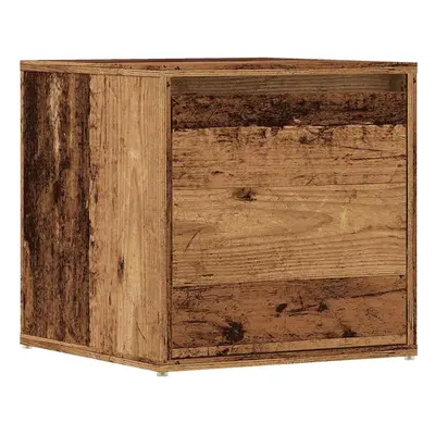 (old wood) vidaXL Box Drawer Old Wood 40.5x40x40 cm Engineered Wood tool box tool storage