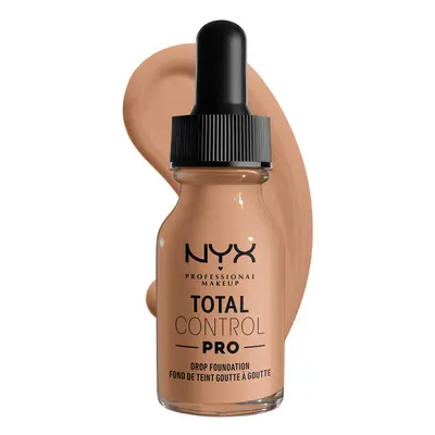 NYX PROFESSIONAL MAKEUP Total Control Pro Drop Foundation Skin-True Buildable Coverage - Medium 